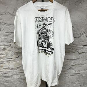 1996 Rat Fink Big Daddy Ed Roth Signed T-Shirt XL Single Stitch Vintage 90s
